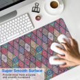 thumbnail image 4 of Long Mouse Pads for Desk,Red Boho Ethnic Geometric Pattern Desk Mats on Top Of Desks, Desk Mouse Pad Extra Large with 3mm Non-Slip Base and Stitched Edge for Gaming,Office,Work,Home 31.5"x15.7", 4 of 6