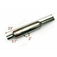thumbnail image 3 of Fits Royal Enfield 500cc All Model Short Exhaust Silencer Chrome Plated, 3 of 5