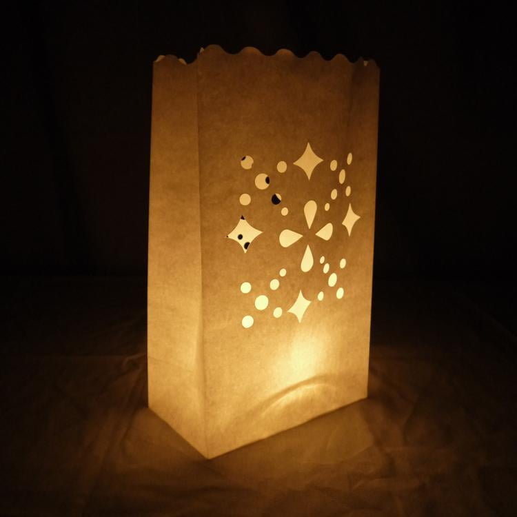 Quasimoon Multiple Shapes Paper Luminaries Luminary Lantern Bags Path Lighting 10 Pack By Paperlanternstore Walmart Com Walmart Com