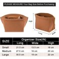 thumbnail image 2 of Purse Organizer Insert for Le Pliage Large Handbags Insert Organizer (EarthColor, Large), 2 of 7