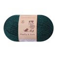 thumbnail image 2 of 3-Pack Fluffy Wool Yarn by Yonkey Monkey. Lightweight and Soft. Knitting Crochet DIY Art Crafts (Dark Green 016), 2 of 9