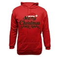 thumbnail image 5 of qelini Christmas Hoodies for Men Long Sleeve Pullover Merry Christmas Print Drawstring Hooded Sweatshirts Casual Tops, 5 of 5