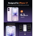 thumbnail image 4 of UNBREAKcable Screen Protector for iPhone 17 3-Pack, Tempered Glass 9H Anti‑Scratch, Bubble Free Install with Alignment Frame, HD Clear, Case Friendly, 4 of 9