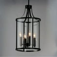 thumbnail image 4 of 25253CLBK Maxim Lighting Sentinel - 4 Light Pendant-21.5 Inches Tall and 12 Inches Wide-Black Finish    -Traditional Installation, 4 of 4
