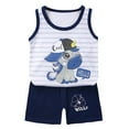 thumbnail image 2 of Gerichy Baby Boy Outfits Summer Outfits Set For Kids Boys Baby Toddler Cartoon Outfits Vest Sleeveless Printed Dinosaur Tops+Shorts Boys Girls Summer Dinosaurs Clothes, 2 of 5