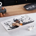 thumbnail image 3 of Way to Celebrate Halloween Ceramic Haunted House Serve Tray, 3 of 5