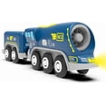 thumbnail image 3 of Tren de Locomotora de Acción Que Funciona con Pilas (Conexión Magnética): Potente Tren Bala con Motor Compatible con Thomas, Brio, Chuggington, Pistas de Madera, Auto de Juguete para Niños Pequeños, 3 of 7