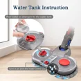 thumbnail image 5 of Electric Mop Head Kit For Dyson V7 V8 V10 V11 V15 Vacuum Cleaner Parts, Mop Attachment With Water Reservoir Cleaning Rag Cloth, 5 of 5