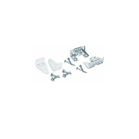 Hold Down Bracket - Premium Universal Hold Down Bracket Accessory Pack, Clear brackets used to secure the bottom of premium plantation faux wood or real wood blinds to a door or.., By Levolo