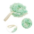 thumbnail image 4 of Unique Bargains 1 Pc Convenient Bath Shower Loofah Sponge Body Puffs White Green, 4 of 7