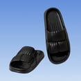 thumbnail image 5 of Ytobaz Slide Sandals for women Puffy Double Strap EVA Slides Open Toe Cushion Shower Shoes Indoor Outdoor Bathroom Poolside Home Travel Footwear, 5 of 5