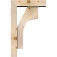 thumbnail image 3 of Ekena Millwork 5 1/2"W x 20"D x 32"H Westlake Block Smooth Bracket w/ Offset Brace, Douglas Fir, 3 of 25