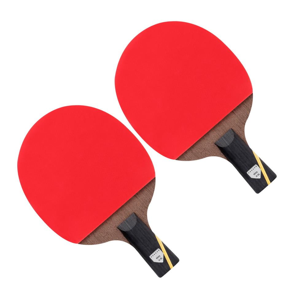 SereneLife Ping Pong Paddle Set-4 Wood Ping Pong Paddles, 8 Tournament  Table