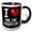 Black/White, variant on 3drose, Geeky Old School Pixelated Pixels 8-bit I Heart I Love Online Shopping, 11oz Mug