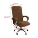 thumbnail image 5 of Funda elástica para silla de con para reposabrazos, antipolvo con cremallera, funda suave para sillón de oficina para silla de juego, marrón Sunnimix funda para sillas de oficina, 5 of 5