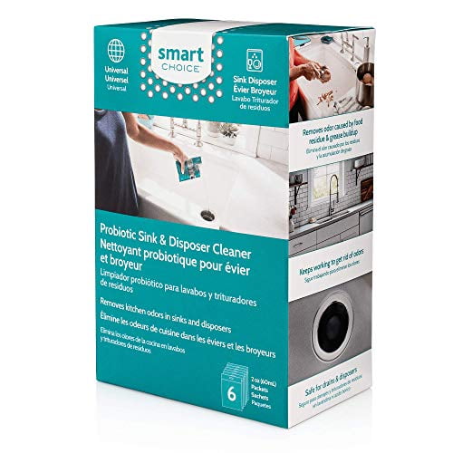 Smart Choice 10SCPROS02 Sink and Disposer Probiotic Sink & Disposer Cleaner, Six Pack, 6 Treatments