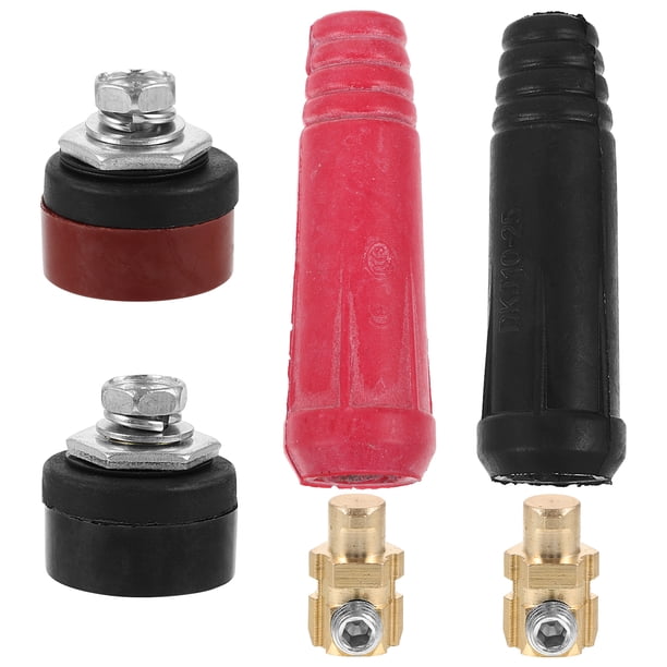 1 juego de conectores de soldadura, cable de soldadura, conector de panel, conector rápido de soldadura conveniente