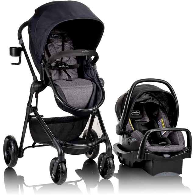 Sistema de viaje modular Pivot de Evenflo con asiento de bebé para el automóvil LiteMax