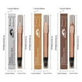 thumbnail image 3 of Dual-Ended Glitter Eyeshadow Stick in Light Gold, Shimmer Metallic Eye Crayon with Blendable Tip, Long-Wearing Cream Shadow Pencil for Smoky Eye – 2g, 3 of 7