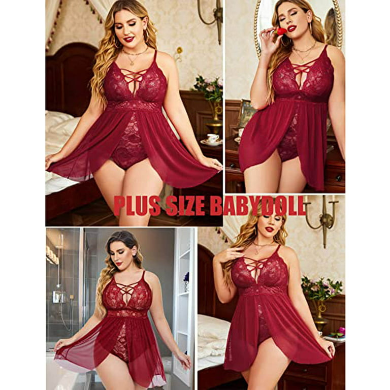 Lopecy-Sta Sexy Women Lingerie Lace Hollow Out Temptation Cute