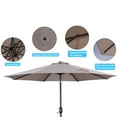 thumbnail image 4 of ACEGOSES 9ft Patio Umbrella Outdoor Umbrella with Tilt and Crank 8 Ribs,Sand Brown, 4 of 8
