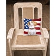 thumbnail image 2 of Carolines Treasures BB9686PW1818 Beagle Patriotic Fabric Decorative Pillow  18H x18W multicolor, 2 of 2