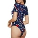 thumbnail image 2 of Fotbe Red White Blue Fireworks 1 Body de Mujer con Cuello Redondo y Mangas Cortas, Sin Mangas Ajustado, Suave, Cómodo y Básico-Medium, 2 of 7
