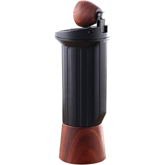 Coffee Grinder, Manual Coffee Grinder with Adjustable Ceramic Burr and Foldable Hand Crank, All-in-One Coffee Maker for Travel Camping