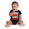 thumbnail image 6 of Maximum Laziness Achieved Funny Lazy Romper Boys or Girls Infant Baby Brisco Brands NB, 6 of 7