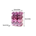 thumbnail image 2 of 24PCS Christmas Ornaments Christmas Balls, Electroplated Balls, Christmas Tree Decorations, Hanging Decorations, Festive Atmosphere, And Christmas Balls, 2 of 7