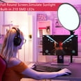 thumbnail image 3 of EOTO LIGHT LED Ring Light - 14 inch 5000 lumens Studio Light with Tripod Stand for Tiktok, Vlog, Video Shooting, Video Conferencing, Streaming Light with LED Display and Remote Control, 3 of 5
