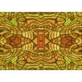 thumbnail image 1 of Ahgly Company Machine Washable Indoor Rectangle Transitional Mahogany Brown Area Rugs, 2' x 3', 1 of 7