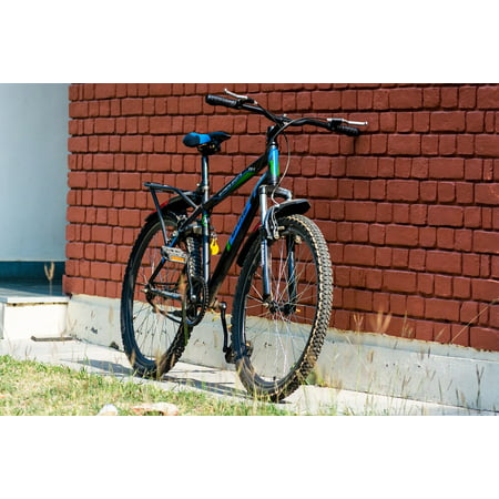 Framed Art for Your Wall Wheel Bike Two Bicycle Mountain Bike 10x13 (Best Comfort Mountain Bike)