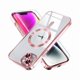 thumbnail image 1 of Chenchen Magnetic for iPhone 14 Case Compatible with MagSafe [Never Yellowing] [Military Grade Drop Protection] Full Camera Lens Protector Plating Soft Clear Phone Case for Women Girls, Pink, 1 of 1