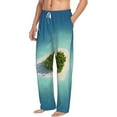thumbnail image 2 of Balery Men'S Paradise Island Pants,Sleepwear Pants,Pajama Pants,Pj Bottoms Drawstring And Pockets-Small, 2 of 9