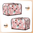 thumbnail image 7 of Toaster Covers 2 Slice, cartoon ghost halloween Waterproof Bread Machine Cover Fits for Standard 2 Slice Toasters, Home Decor Toaster Protection with Hanging Rope, 7 of 7