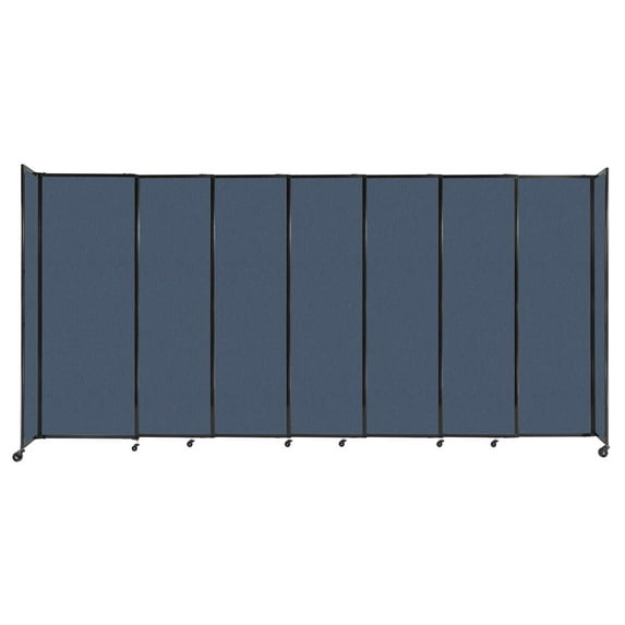 StraightWall® Sliding Portable Partition 187"Wx1"Dx91"H