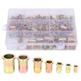 thumbnail image 4 of Metric Rivet Nut Kit,180Pcs Flat Heads Rivet Steel Rivnut Insert Nut Proven Performance, 4 of 14