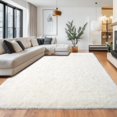thumbnail image 7 of 8x10 Area Rugs for Living Room, Ultra Soft Fluffy Shag Floor Carpet, Modern Indoor Plush Fuzzy Rugs for Bedroom Kids Room Nursery Dorm Home Decor Aesthetic, Cream White, 7 of 7