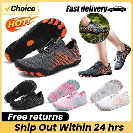 

Wading Sneaker Water Shoes Barefoot Shoes Women Beach Booties Non-slip Trekking Wading Aqua Shoes Quick Dry Water Play Supplies