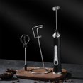 thumbnail image 2 of LOVEVERFrother Home Electric Milk Frother Handheld Coffee Frother Milk Admixer Milk Frother Black, 2 of 8