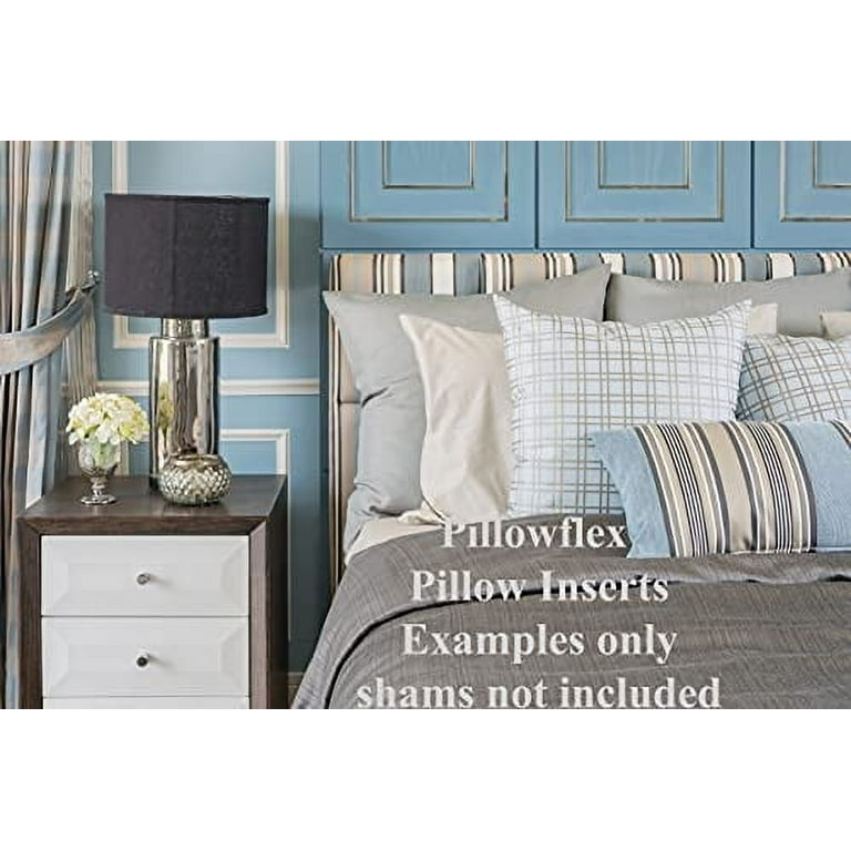 Pillowflex Synthetic Down Pillow Insert for Sham Aka Faux