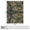 thumbnail image 4 of Nawypu Camo Hunting Camouflage Forest Throw Blanket Super Soft Warm Bed Blankets for Couch Bedroom Sofa Office Car, All Season Cozy Flannel Plush Blanket for Girls Boys Adults, 4 of 6