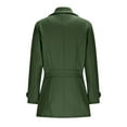 thumbnail image 4 of ZJXFGS Pea Coats For Women Women'S Winter Wool Coat Trench Coat Women Womens Jacket Jackets For Women Trendy Women'S Wool & Pea Coats Lightweight Coats For Women Green XL, 4 of 9