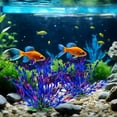 thumbnail image 4 of 1 Piece of Simulated Seaweed for Aquarium Clearance! Aquarium Decoration Plastic Aquarium Plants Natural Fish Tank Decorations for Fresh, 4 of 9