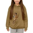 thumbnail image 5 of Girls Boys Dog Pouch Hoodies Pet Sling Hoodies Long Sleeve Dog Pocket Hoodie Winter Clothes 7-8 Years, 5 of 6