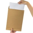 thumbnail image 4 of Neehows 15 Pack Expandable Large Kraft Envelopes, 9.3" x 13" Big Mailing Envelopes Hook-and-Loop Closure Anti Tear Catalog Envelopes for Business Off, 4 of 9