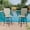 Brown, variant on BouPower 2 Piece Outdoor Swivel Bar Stools Set, 27.5 Inch Bar Height Patio Chairs with 360° Rotation, High Back, Armrests and Textilene Seat for Deck, Porch, Poolside, Backyard
