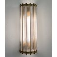 thumbnail image 5 of Pair Of Old Vintage Art Deco Brass & Glass Rod Ship Light Wall Sconces Lamp, 5 of 11