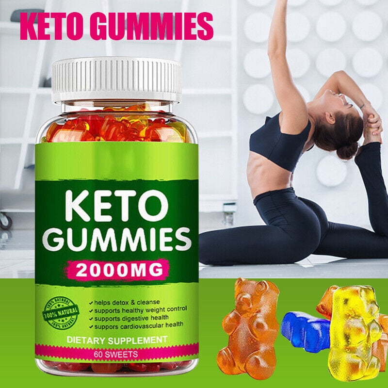 60ct Keto Gummies Ketone Weight Loss Fat Burners Men Women Dietary